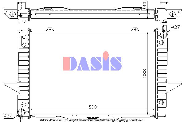 Radiateur, refroidissement du moteur | AKS DASIS