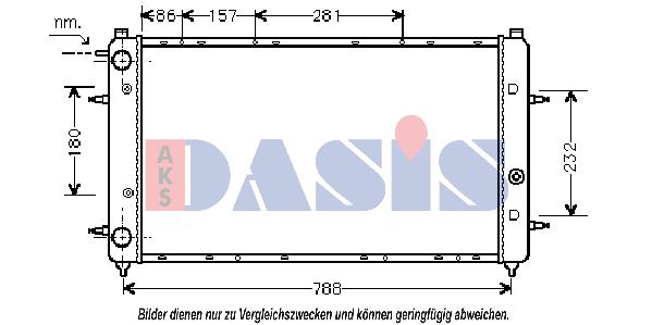 Radiateur, refroidissement du moteur | AKS DASIS