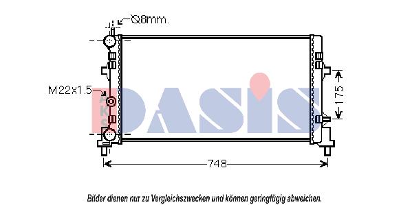 Radiateur, refroidissement du moteur | AKS DASIS