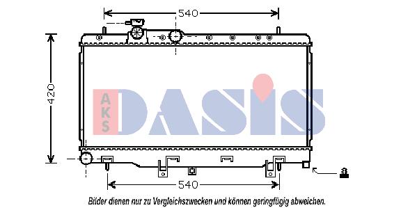 Radiateur, refroidissement du moteur | AKS DASIS