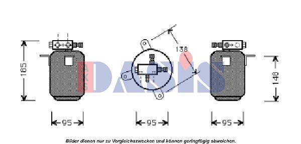 Filtre déshydratant, climatisation | AKS DASIS