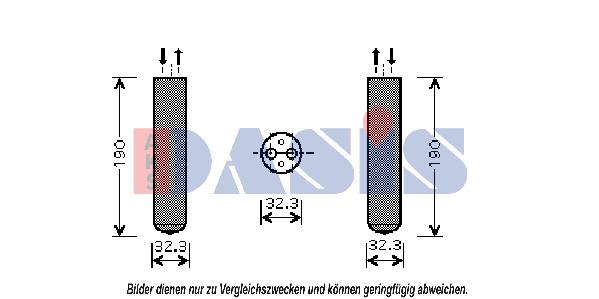 Filtre déshydratant, climatisation | AKS DASIS