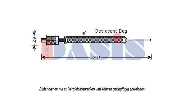 Filtre déshydratant, climatisation | AKS DASIS