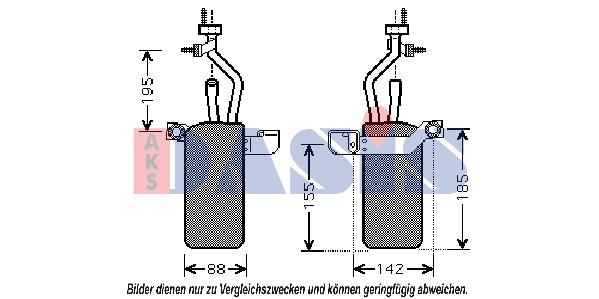 Filtre déshydratant, climatisation | AKS DASIS