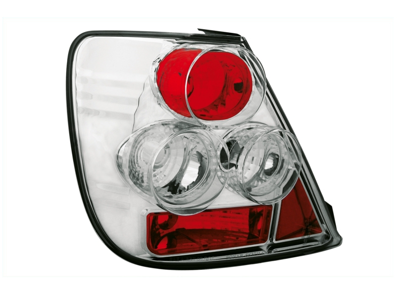 Feux arrière verre transparent chrome | DECTANE