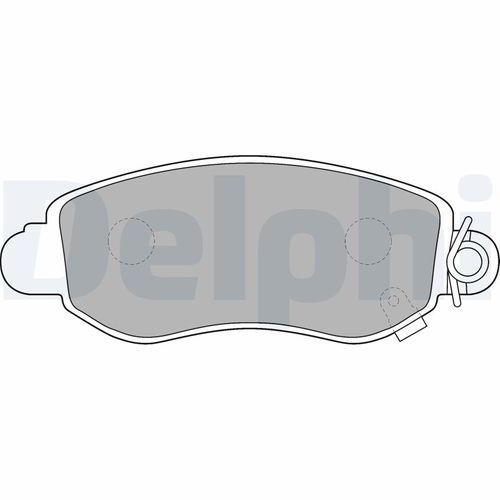 Image du produit pour Jeu de 4 plaquettes de frein