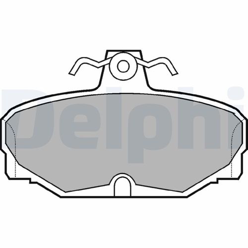 Image du produit pour Jeu de 4 plaquettes de frein