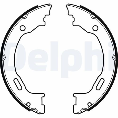 Image du produit pour Jeu de mâchoires de frein, frein de stationnement