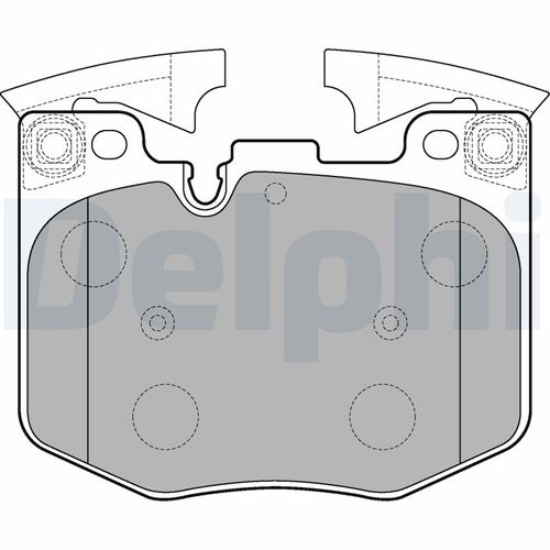 Image du produit pour Kit de plaquettes de frein, frein à disque