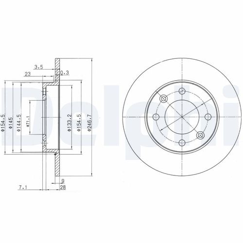 Image du produit pour Disque de frein
