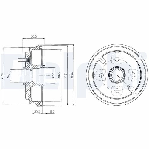 Image du produit pour Tambour de frein