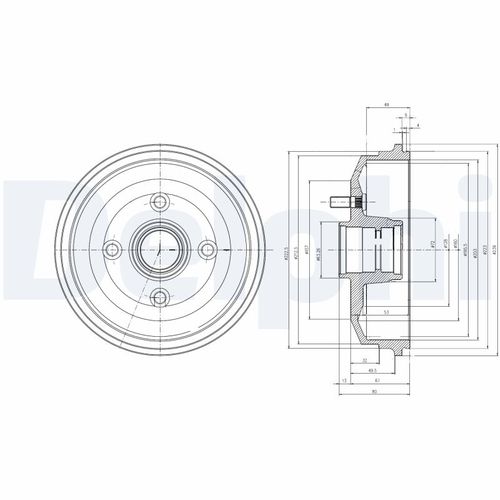 Image du produit pour Tambour de frein