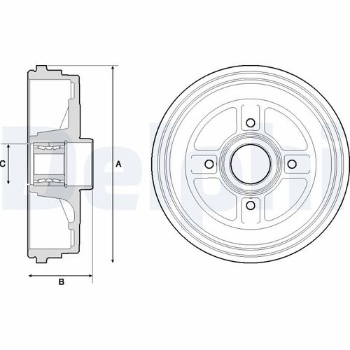 Image du produit pour Tambour de frein