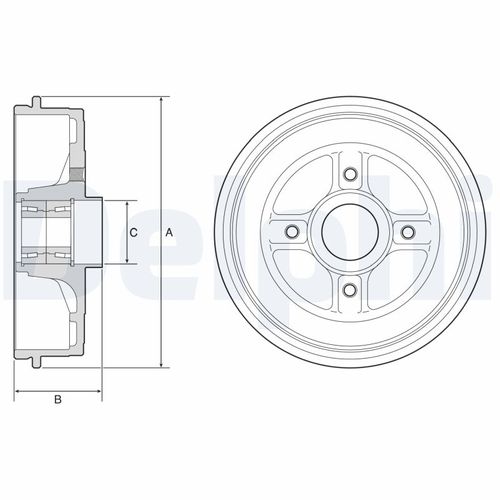 Image du produit pour Tambour de frein