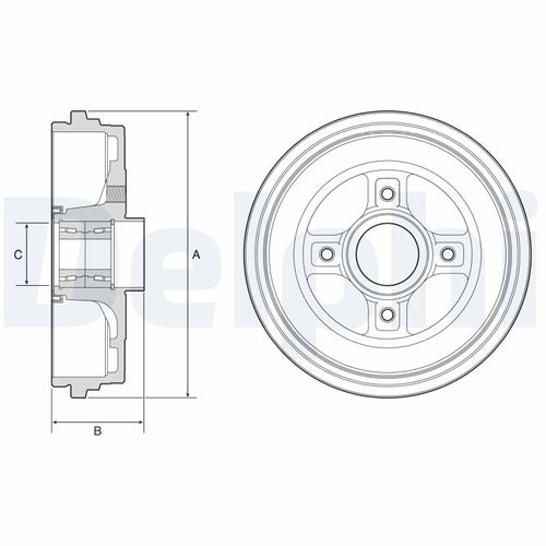 Image du produit pour Tambour de frein