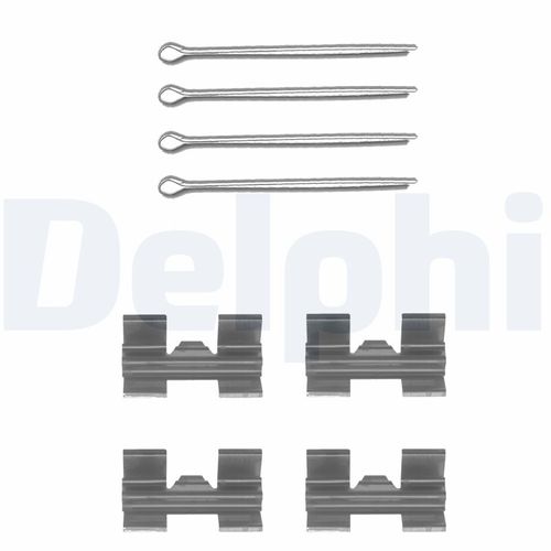 Image du produit pour Kit d'accessoires, plaquette de frein à disque