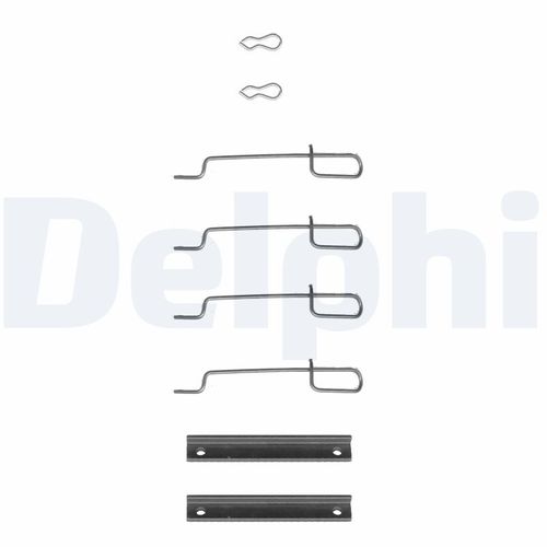 Image du produit pour Kit d'accessoires, plaquette de frein à disque