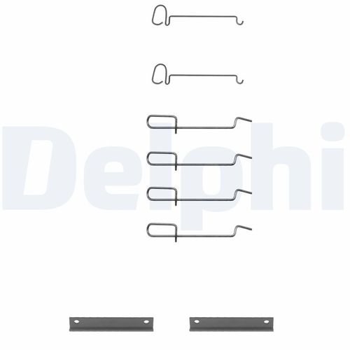 Image du produit pour Kit d'accessoires, plaquette de frein à disque