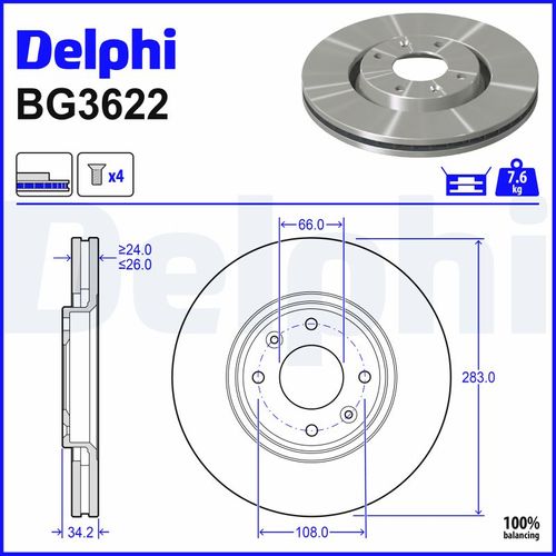 Image du produit pour Disque de frein