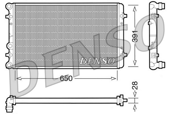 Radiateur, refroidissement du moteur | DENSO