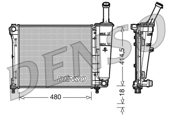 Radiateur, refroidissement du moteur | DENSO