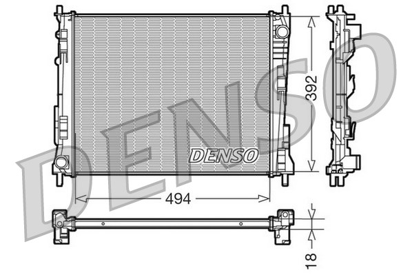 Radiateur, refroidissement du moteur | DENSO