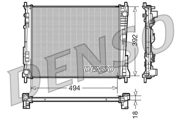 Radiateur, refroidissement du moteur | DENSO