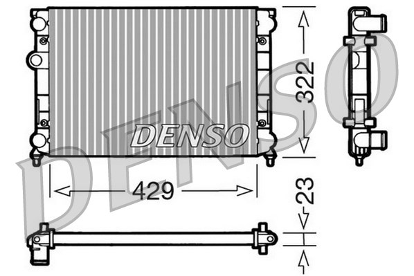 Radiateur, refroidissement du moteur | DENSO