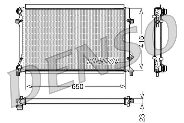 Radiateur, refroidissement du moteur | DENSO