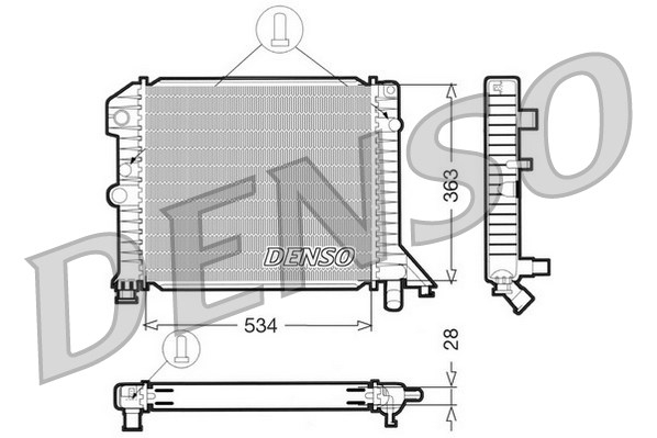 Radiateur, refroidissement du moteur | DENSO