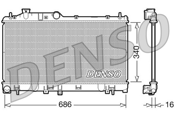 Radiateur, refroidissement du moteur | DENSO
