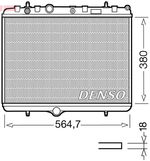 Image du produit pour Radiateur, refroidissement du moteur