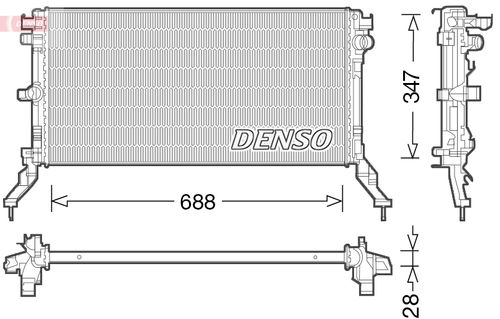 Image du produit pour Radiateur, refroidissement du moteur