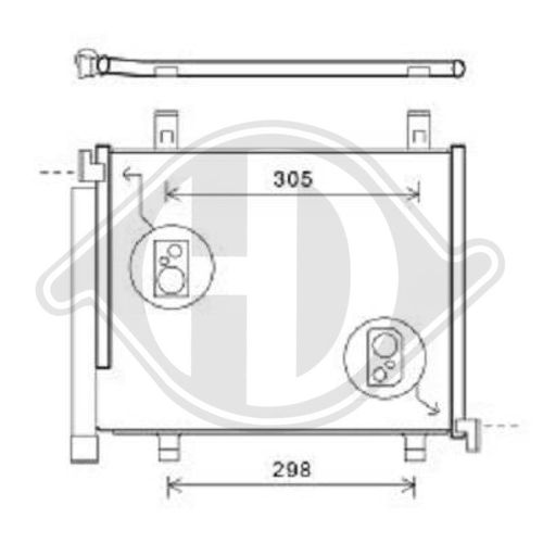 Image du produit pour Condenseur, climatisation