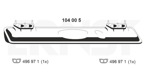 Image du produit pour Silencieux arrière