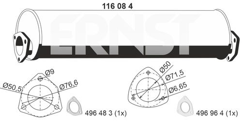 Image du produit pour Silencieux arrière