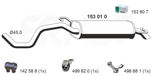 Image du produit pour Silencieux arrière