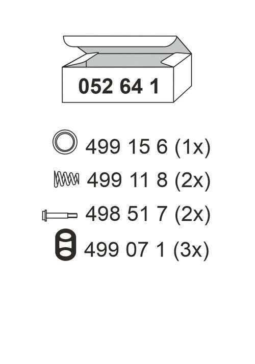 Image du produit pour Kit d'assemblage, silencieux
