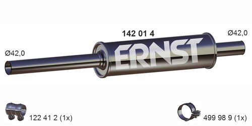 Image du produit pour Silencieux avant