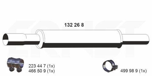 Image du produit pour Silencieux avant