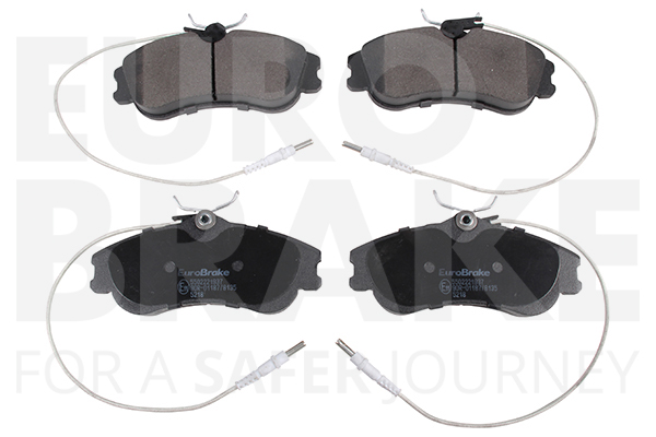 Jeu de 4 plaquettes de frein | EUROBRAKE