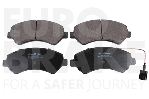 Jeu de 4 plaquettes de frein | EUROBRAKE