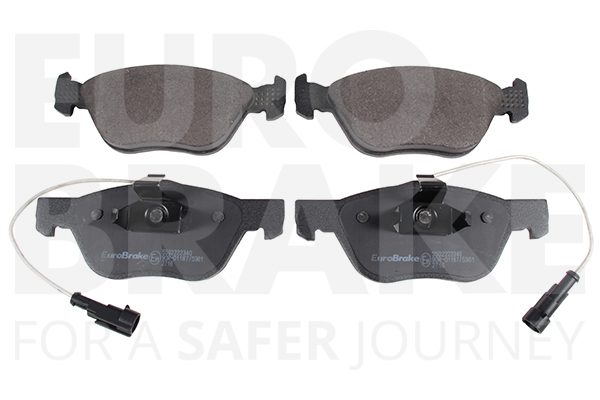 Jeu de 4 plaquettes de frein | EUROBRAKE