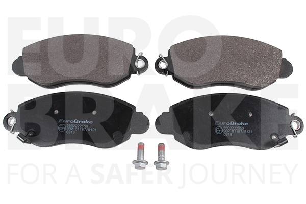 Jeu de 4 plaquettes de frein | EUROBRAKE