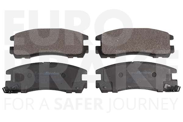 Jeu de 4 plaquettes de frein | EUROBRAKE
