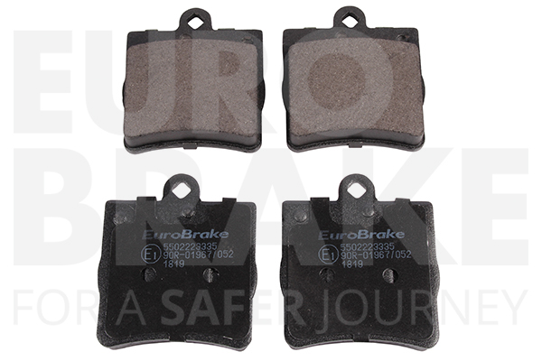 Jeu de 4 plaquettes de frein | EUROBRAKE