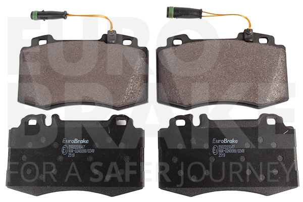 Jeu de 4 plaquettes de frein | EUROBRAKE