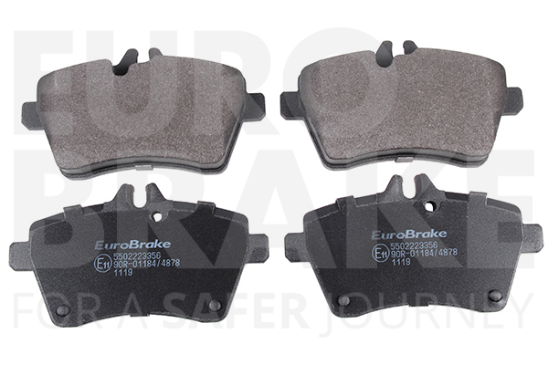 Jeu de 4 plaquettes de frein | EUROBRAKE