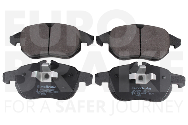 Jeu de 4 plaquettes de frein | EUROBRAKE