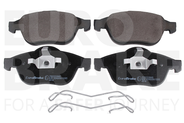 Jeu de 4 plaquettes de frein | EUROBRAKE